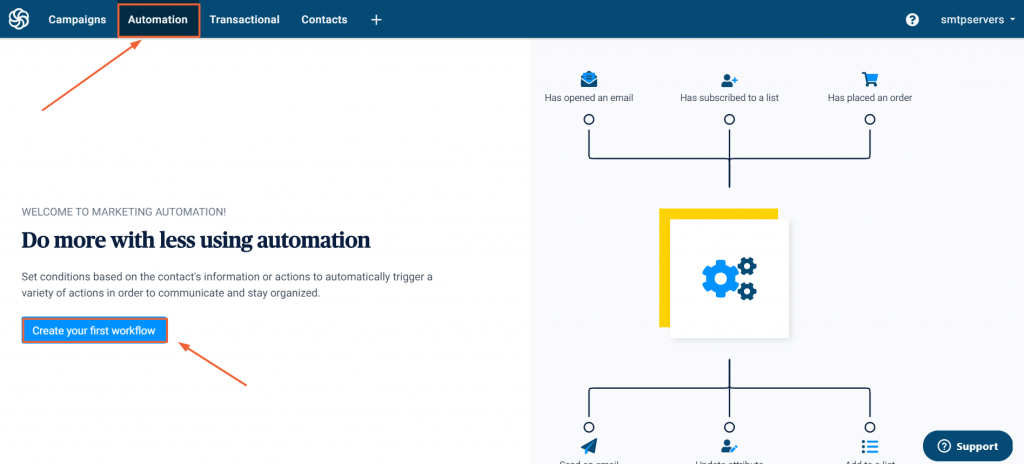 create your first workflow